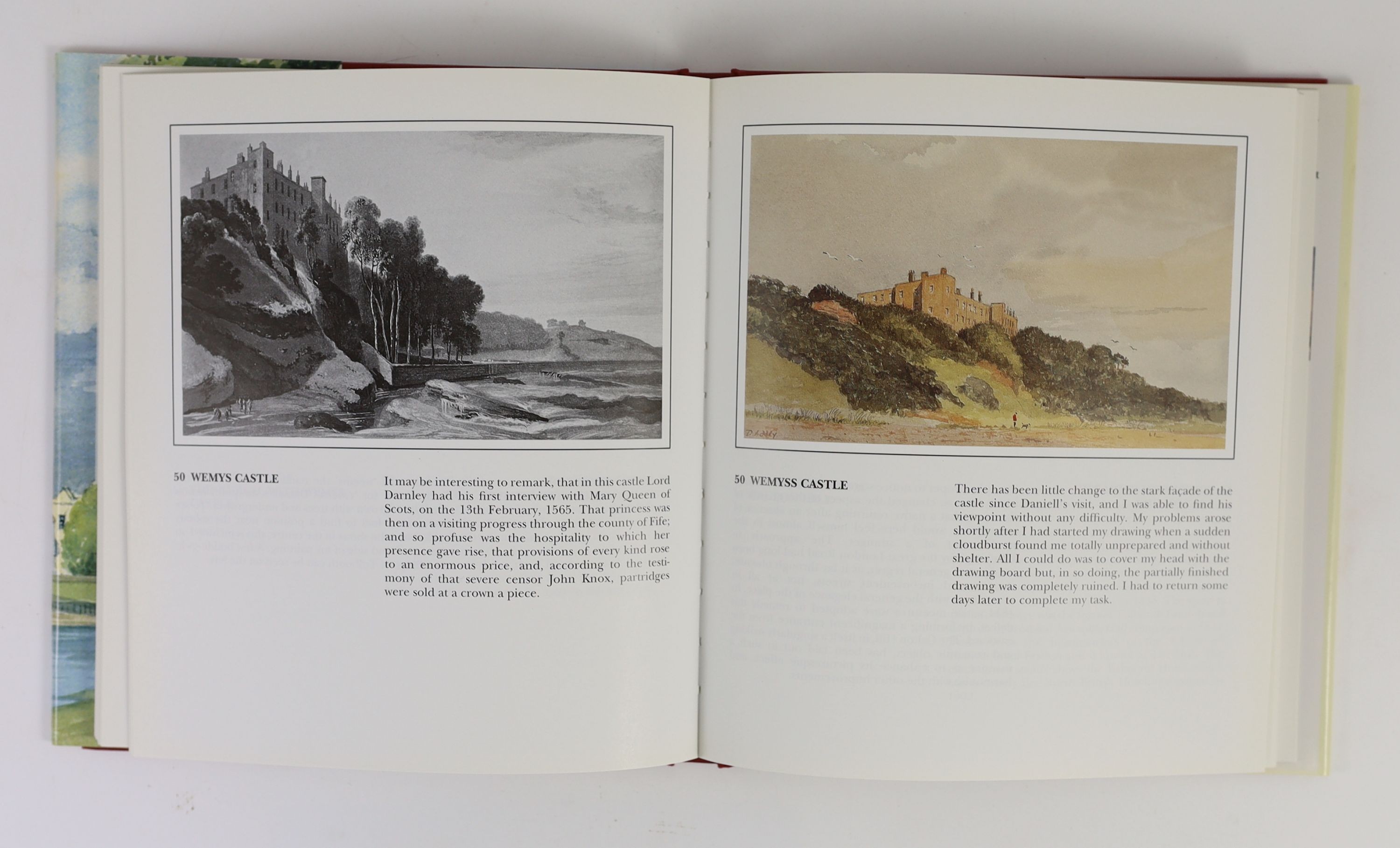 Addey, David - A Voyage Round Great Britain. 1st ed. 4 vols. Vols 3 and 4 signed by author. Each volume adorned with coloured illustrations throughout. Each in publishers cloth with gilt letters on spine and original pic